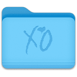 XO The Weeknd Folder