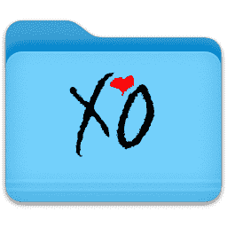 XO The Weeknd Folder