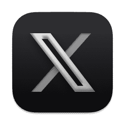 X macOS icon