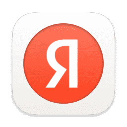 Yandex Browser Яндекс Браузер macOS icon