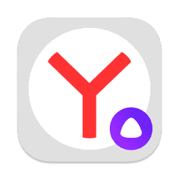 Yandex Browser with Alisa macOS icon