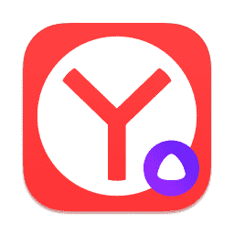Yandex Browser with Alisa macOS icon
