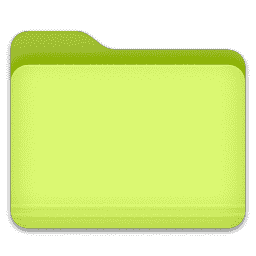 Yellow-green Folder