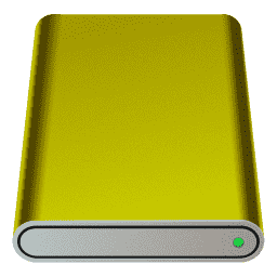 Yellow Drive macOS icon