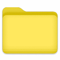 Yellow folder (Dark)