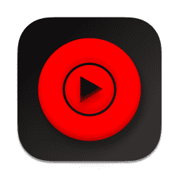 YouTube Music Dark Alt macOS icon