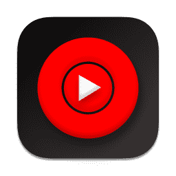 YouTube Music Dark macOS icon