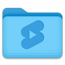 YouTube Shorts Folder macOS icon