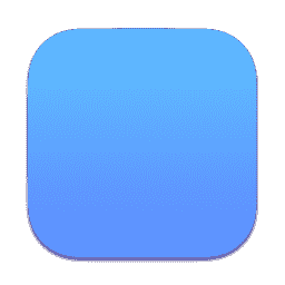 blue ombré blank icon
