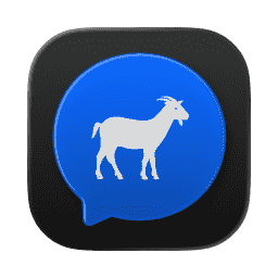 caprine - dark macOS icon