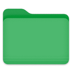 folder green macOS icon
