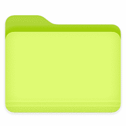 folder lime macOS icon