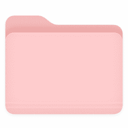 folder pink macOS icon