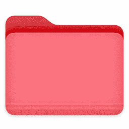folder red macOS icon