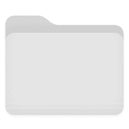 folder white macOS icon