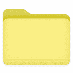 folder yellow macOS icon