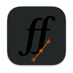 font_forge_dark_alternate macOS icon