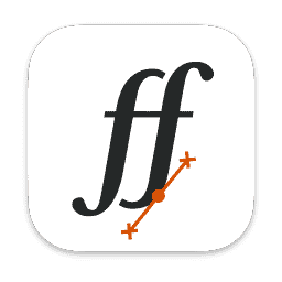 font_forge_light macOS icon