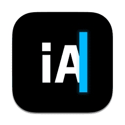 iA Writer macOS icon