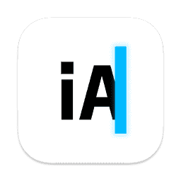 iA Writer macOS icon