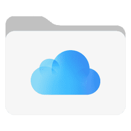 iCloud Folder macOS icon
