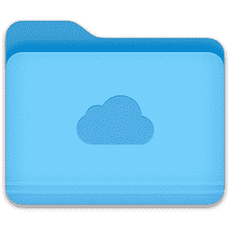 iCloud Folder macOS icon