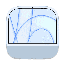 iMac M1 (Blue) Light macOS icon