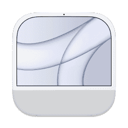 iMac M1 (Grey) Light macOS icon