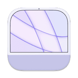 iMac M1 (Purple) Light macOS icon