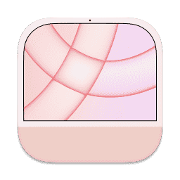 iMac M1 (Red) Light macOS icon