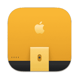 iMac Yellow (Back)
