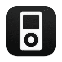 iPod Dark macOS icon