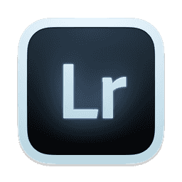 Adobe Lightroom Classic Neon macOS icon
