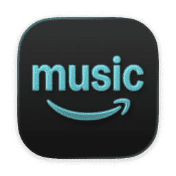 Amazon Music Dark macOS icon