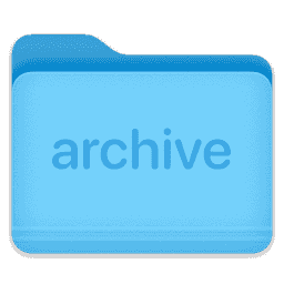 Archive Folder macOS icon