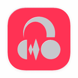 Audacity 4 (Red-pink BG, Liquid Glass)