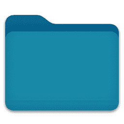 Blue Folder macOS icon