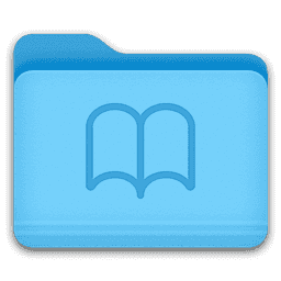 Books Folder macOS icon