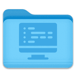 Coding Folder macOS icon