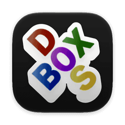 DOSBox-X (macOS 27, Dark)