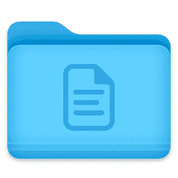 Documents Folder macOS icon