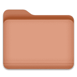 Folder - Brown icon for macOS