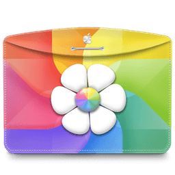 Folder System Photos macOS icon