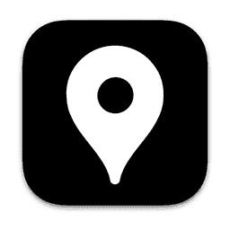 Google Maps (Dark) macOS icon