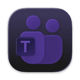 MS Teams Liquid Glass-macOS-TintedDark