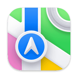 Maps macOS icon