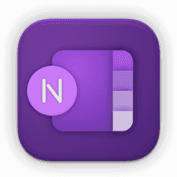 Microsoft Office OneNote macOS icon