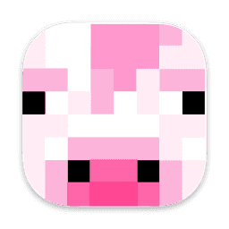Minecraft Strawberry Cow Icon