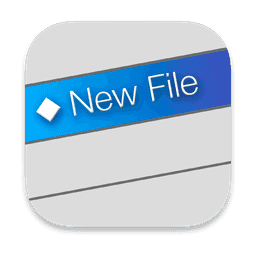 New File Menu
