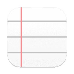 Notes macOS Golden Gate macOS icon